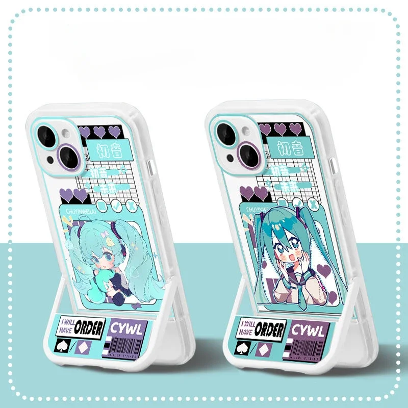 Чехол для мобильного телефона Hatsune Miku аниме милый мультяшный защитный чехол