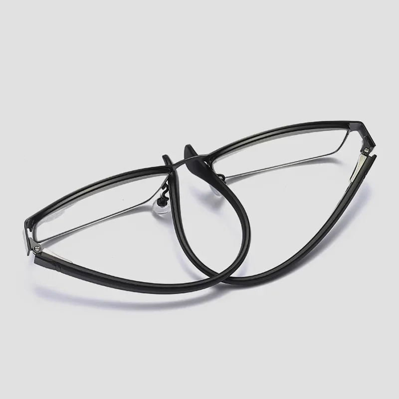 Очки для чтения TR90 в металлической полуоправе аксессуар с защитой от синего