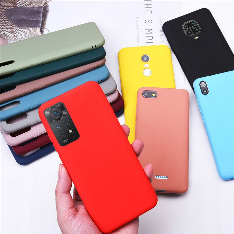 Защитный чехол для телефона Xiaomi Redmi Note 11 11E Pro 5G 4G силиконовый мягкий