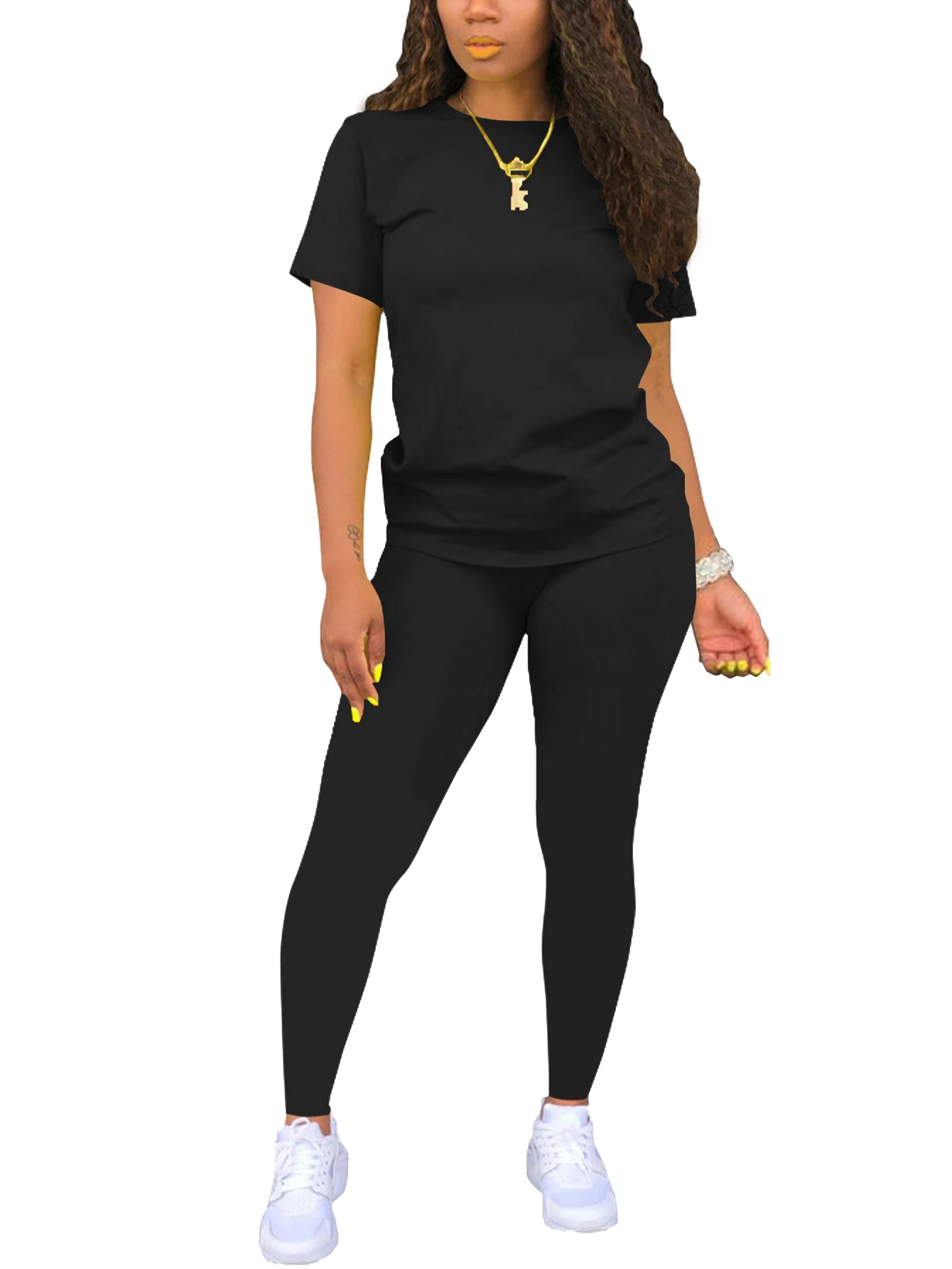 Женский комплект из двух предметов повседневный стиль летние шорты эластичная