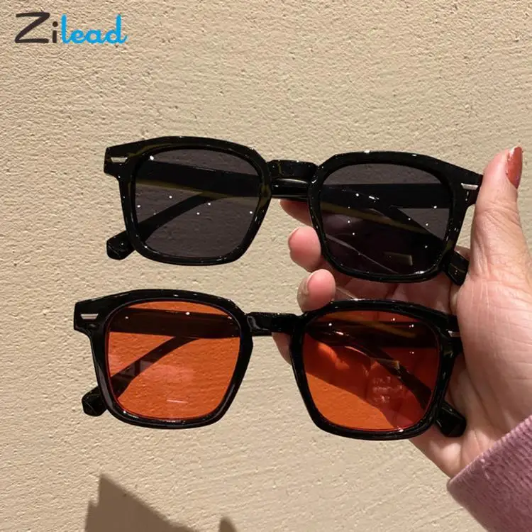 

Zilead Fashion Retro Color Sunglasses Women Men Ultralight Outdoor UV400 Sunshades Glasses Luxury Brand Design Sunglasses Gafas