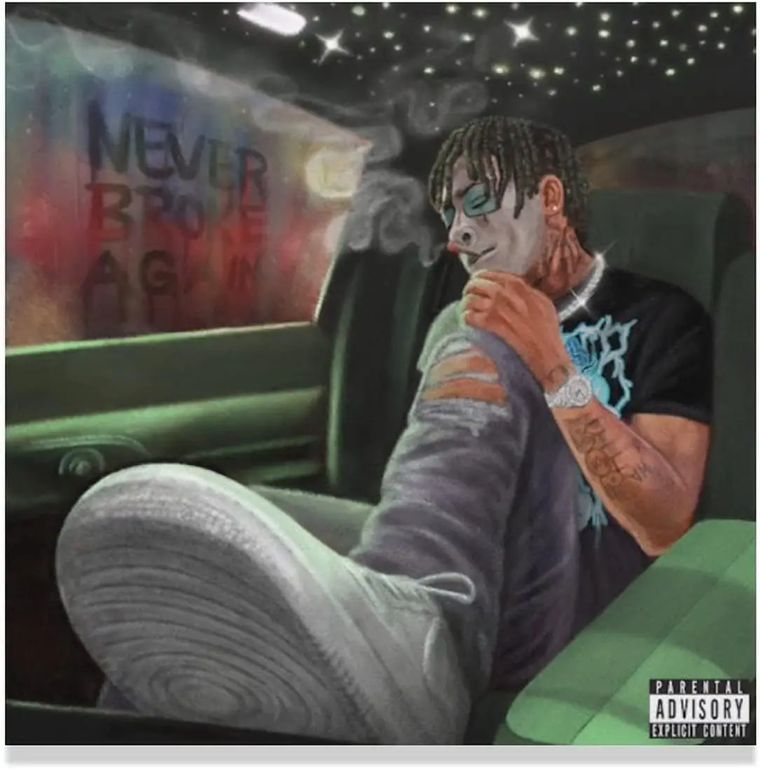 

Hdjfeicw Youngboy никогда больше не сломался, картины, постер, картина, Современное украшение для дома, винтажная, забавная, без рамки