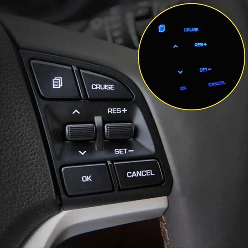 Переключатель круиз-контроля на руль 96720D3210 правая сторона черный для Tucson TLC IX35 1 6