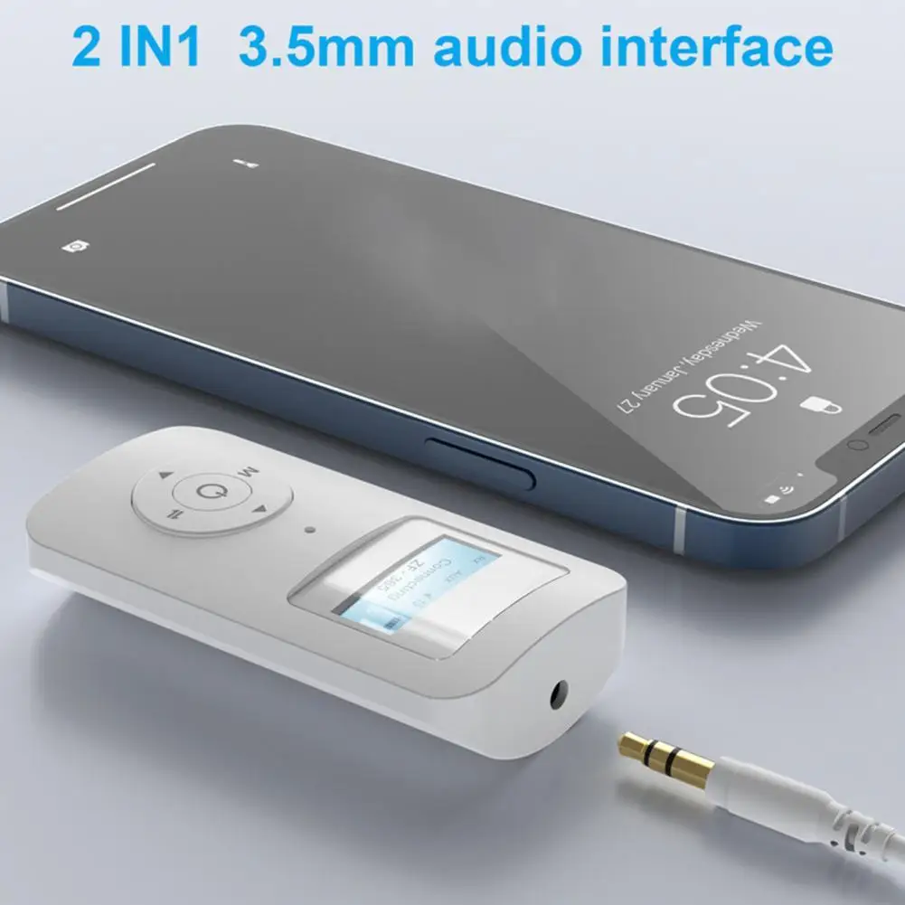 

Audio Adapter Dual Connection High-fidelity Bluetooth-compatible 5.0 Multifunctional USB Wireless Transmitter Receiver for Autos