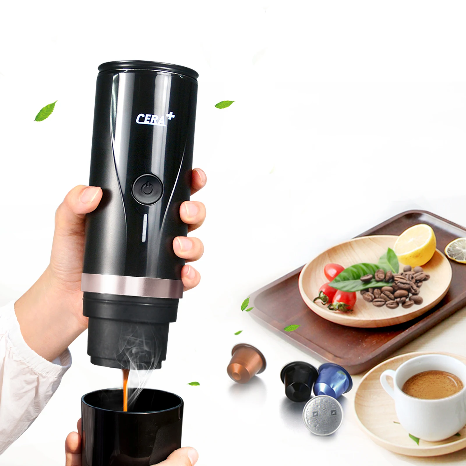 

Factory Mini Italian smart coffee makers USB 3 in 1 Automatic Espresso Cafetera Portable Coffee Capsule Machine Espresso