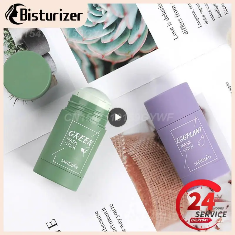 

Vitamin C Skin Care Face Mask For Face Purifying Clay Stick Mask Clean Pores Solid Mask Korean Whitening Women Beauty And Health