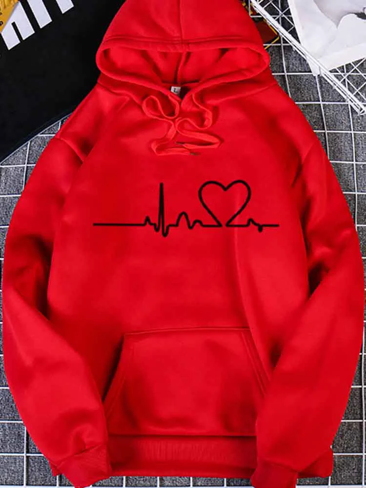 Женская толстовка с капюшоном и длинным рукавом на осень/зиму