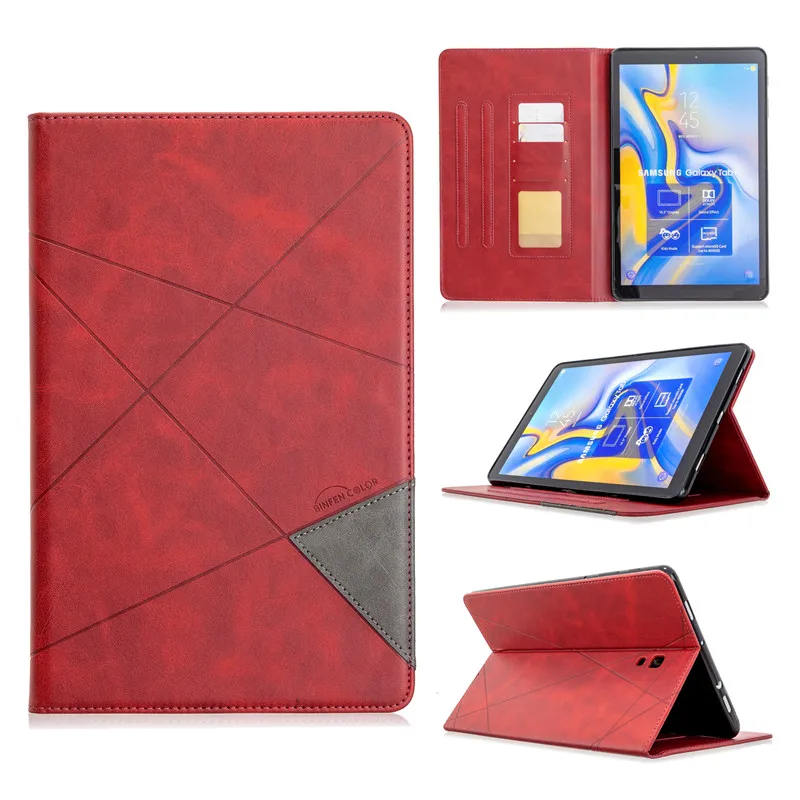 

Кожаный чехол для Samsung Galaxy Tab A 10,5, Женский умный чехол, чехол для Samsung Tab A A2 2018, чехол-подставка для планшета