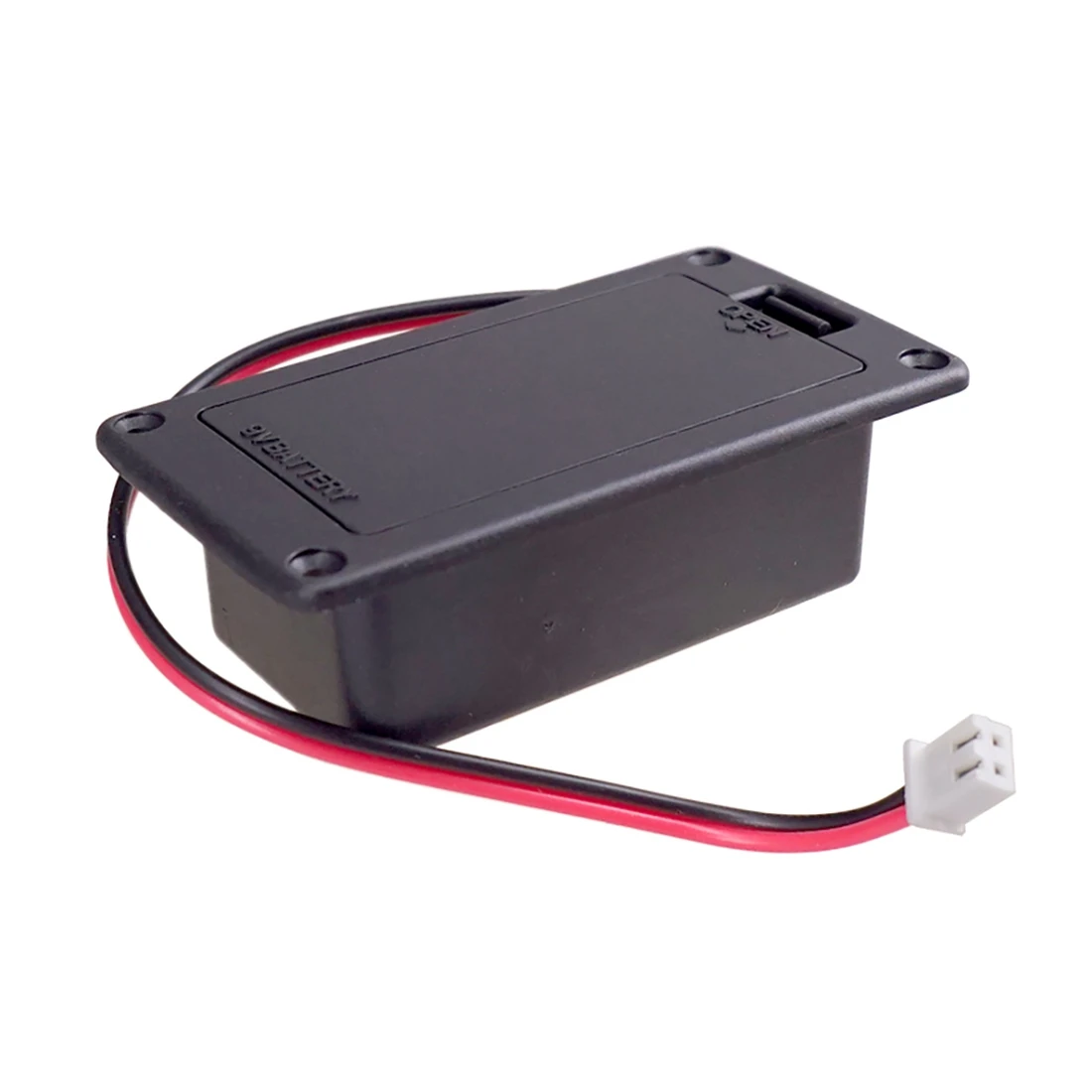 9V Flat Mount Guitar Active Pickup Battery Cover Hold Box Storage Case for Electric Bass Accessory