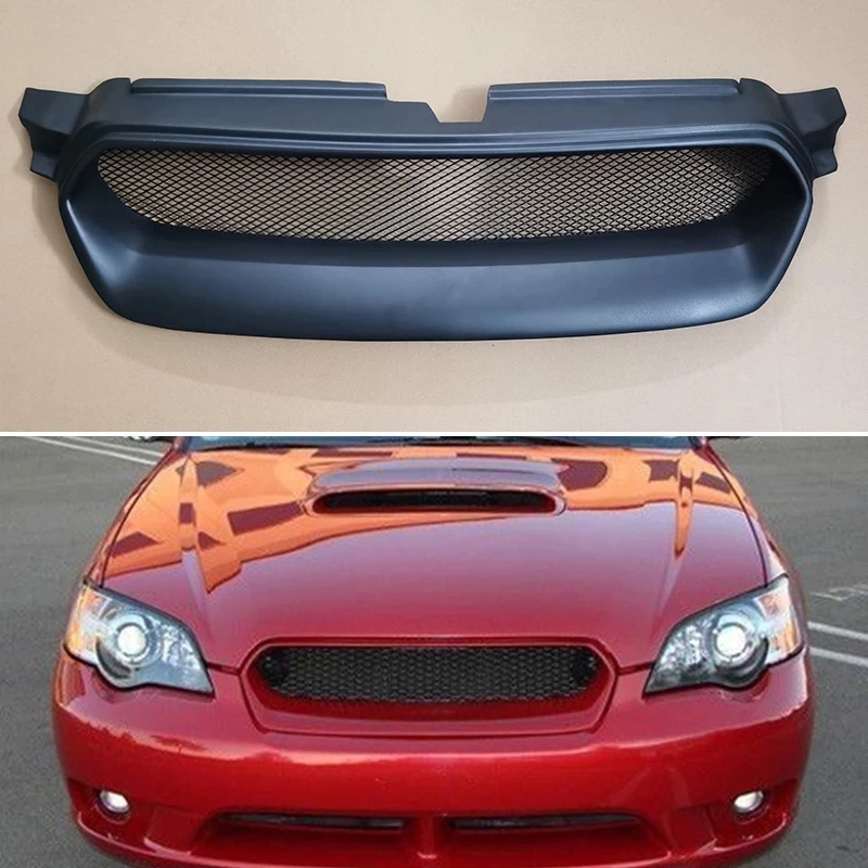 

Комплект для Subaru Legacy Outback 2005 2006 2007 года, Аксессуары для кузова, Решетка переднего бампера, редизайн гоночной решетки