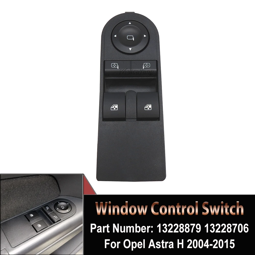 

Новая кнопка переключения стеклоподъемника для Opel Astra H 2005-2010 Zafira B 2005-2015, автозапчасти 13228879 13215152 13228706 13183679