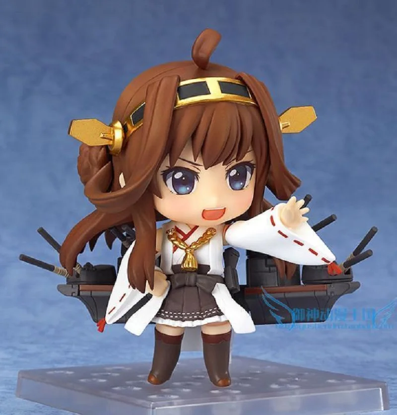 

10 см аниме фигурка 405 # Kantai Collection kanклей Kongou ПВХ экшн-фигурка Коллекционная модель детские игрушки куклы Подарки