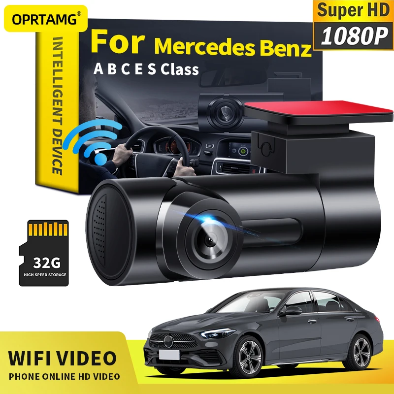 

Car Dashcam For Mercedes Benz A B C E S Class W168 W169 W245 W246 W202 W203 210 W211 W220 W221 2002-2022 Car DVR MSC 1080P HD