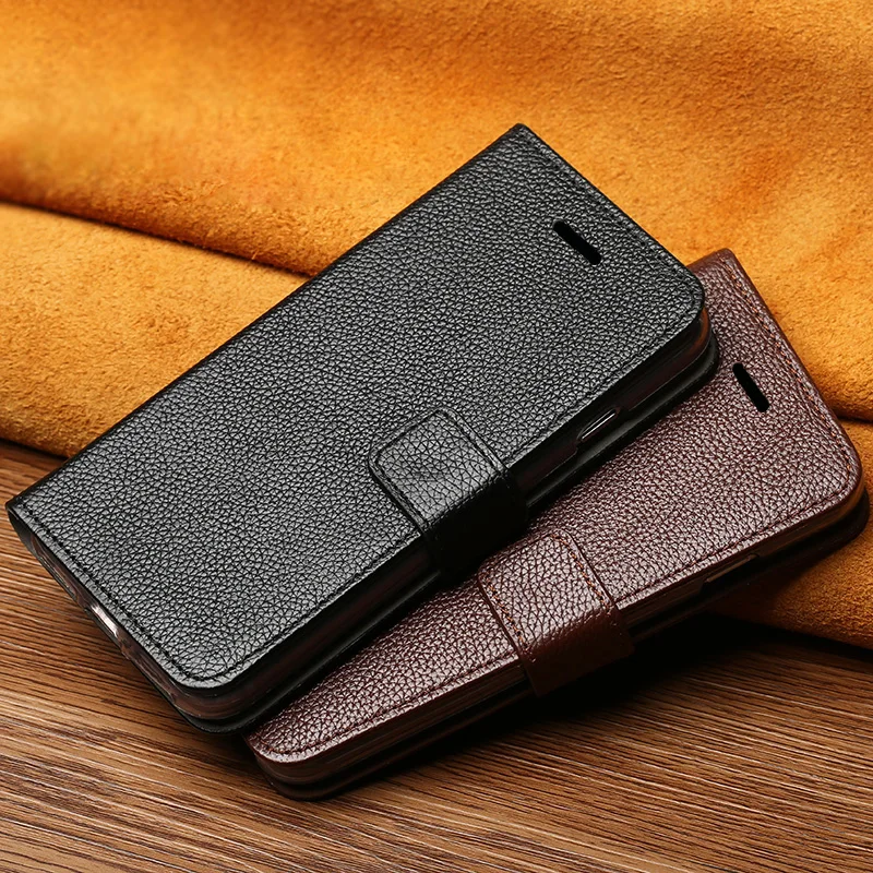 

Genuine leather Phone Case For Oneplus 7 pro 7 6 6T 5 5t 7T Pro for One plus 7T 7 Pro case Cowhide Card slots Cover