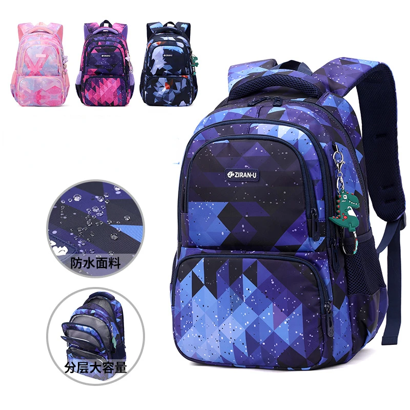 2022 Orthopedic Primary school Backpack schoolbag Waterproof Children School Bags for Boys Girls backpack Kids mochila escolar