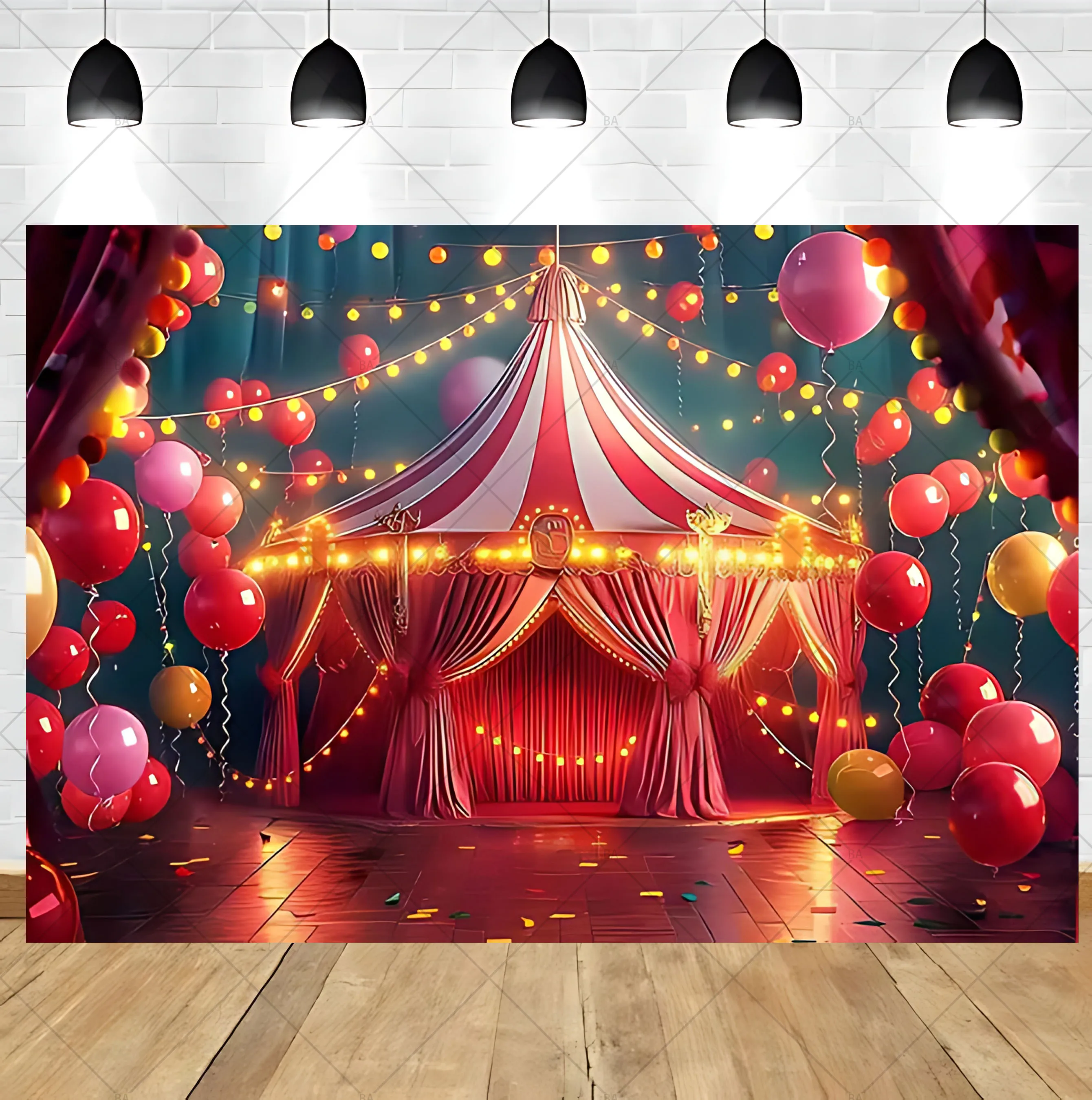 

Цирковой карнавал, тематическая вечеринка, украшение, фон, сценическая занавеска, воздушный шар, клоун, детский слон, фотостудия, принадлежности для детского душа