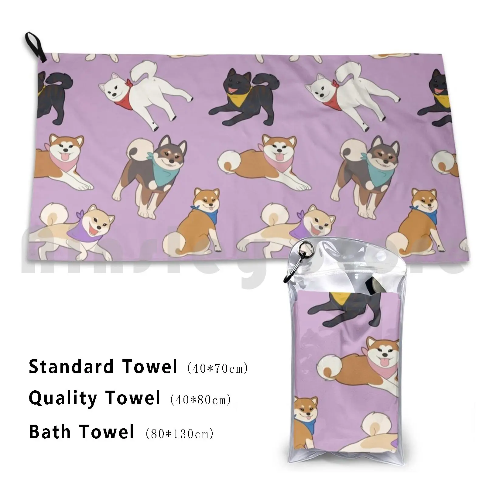 

Банное полотенце Nihon Ken с узором-Akiko, Пляжная подушка, японская собака, Сиба-ину, Сиба-Акита, Ину-Акита