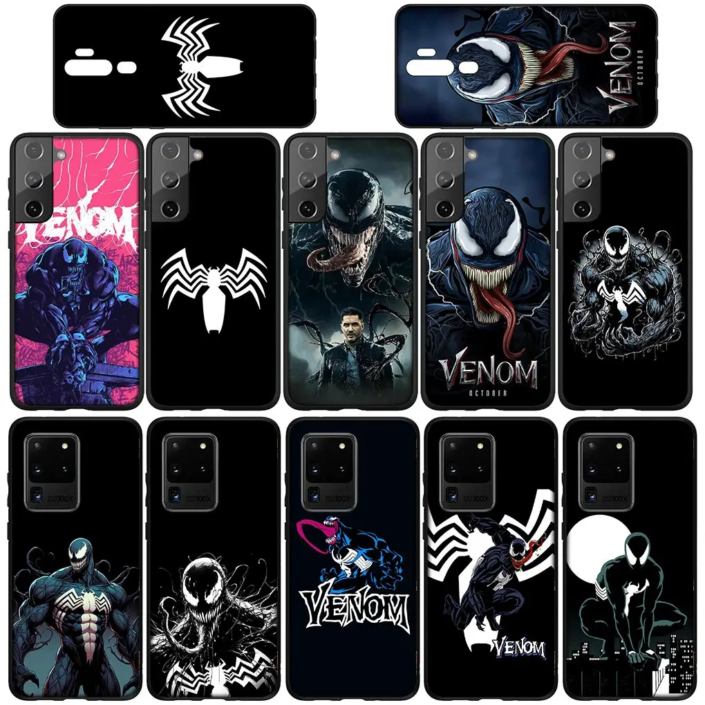 Мягкий чехол для телефона с принтом Venom Comics Marvel Xiaomi Poco C50 C55 C51 C65 X6 X3 NFC GT X4 M6 M4 M5 C40 F3 F6