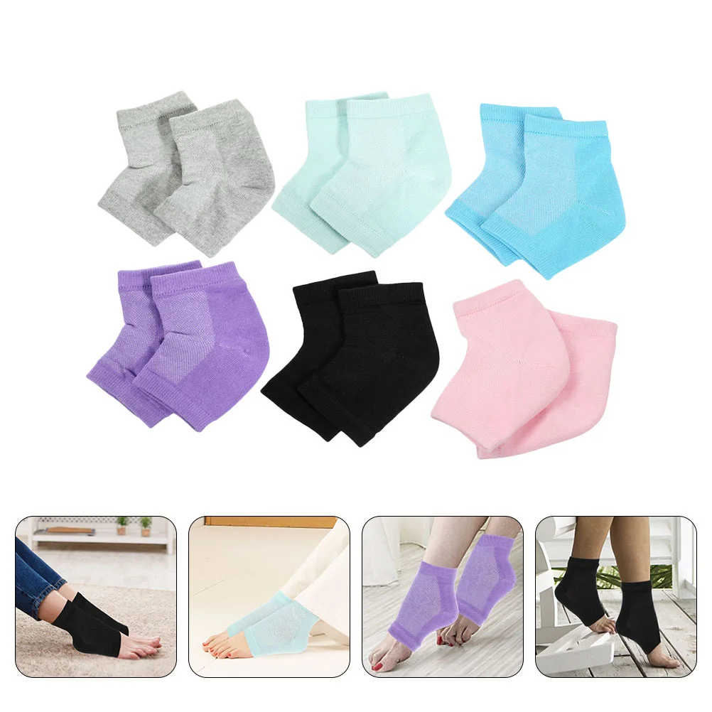 

Socksheel Cracked Spa Lotioninfused Lining Shoe Protectors Leg Heels Open Night Toe Moisturiser Moisturizing Sleeves Crack