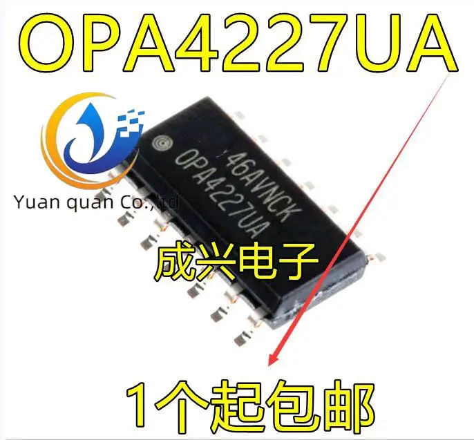 

10pcs original new OPA4227 OPA4227U OPA4227UA SOP14 High Precision Low Noise Operational Amplifier Chip