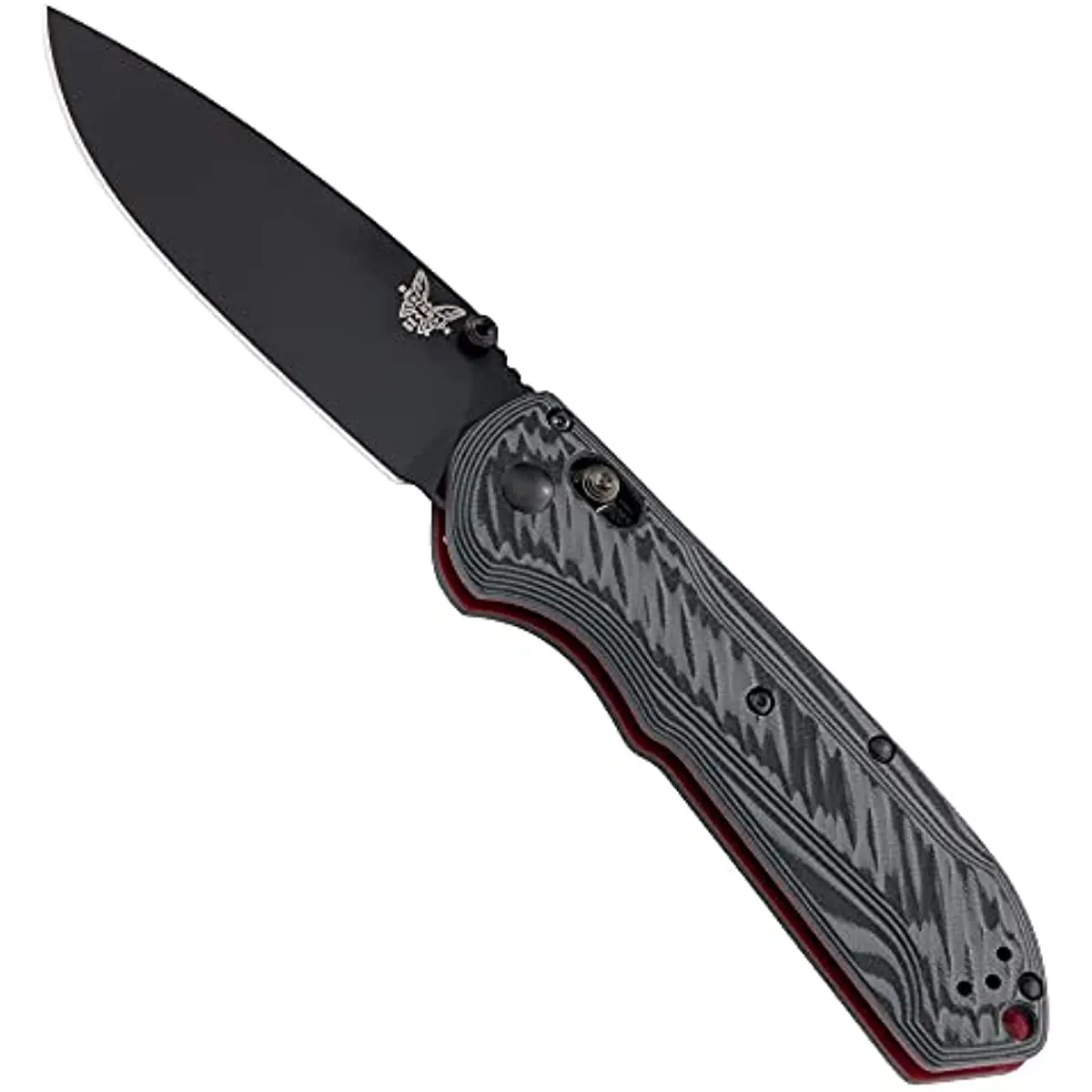 Benchmade 560BK-1 - Freek 560-1, EDC Folding Knife, Drop-Point Blade, Manual Open, Axis Locking Me