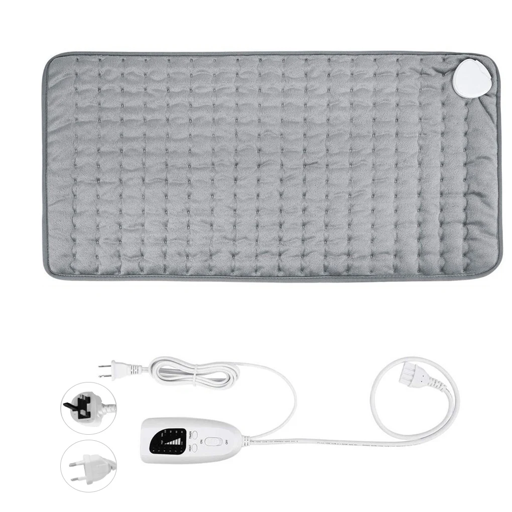 

Электрическая грелка, маленький Регулируемый Быстро нагревающийся коврик, зимнее теплое электрическое одеяло, облегчение боли в спине, физ...