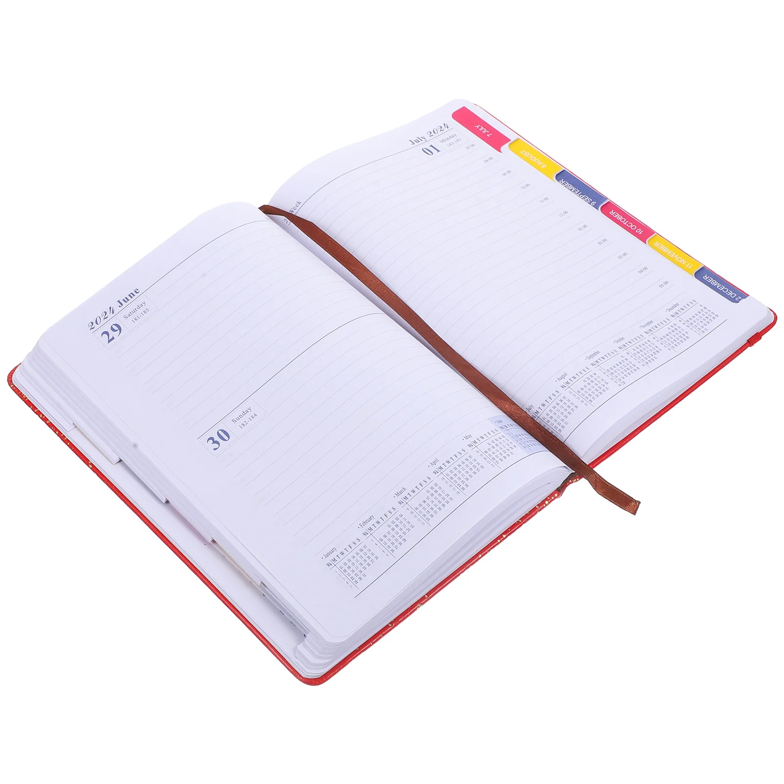 

2024 Agenda Book Teacher Planners Lesson Course Work Pad Schedule Notepad Paper Study Calendar Dating