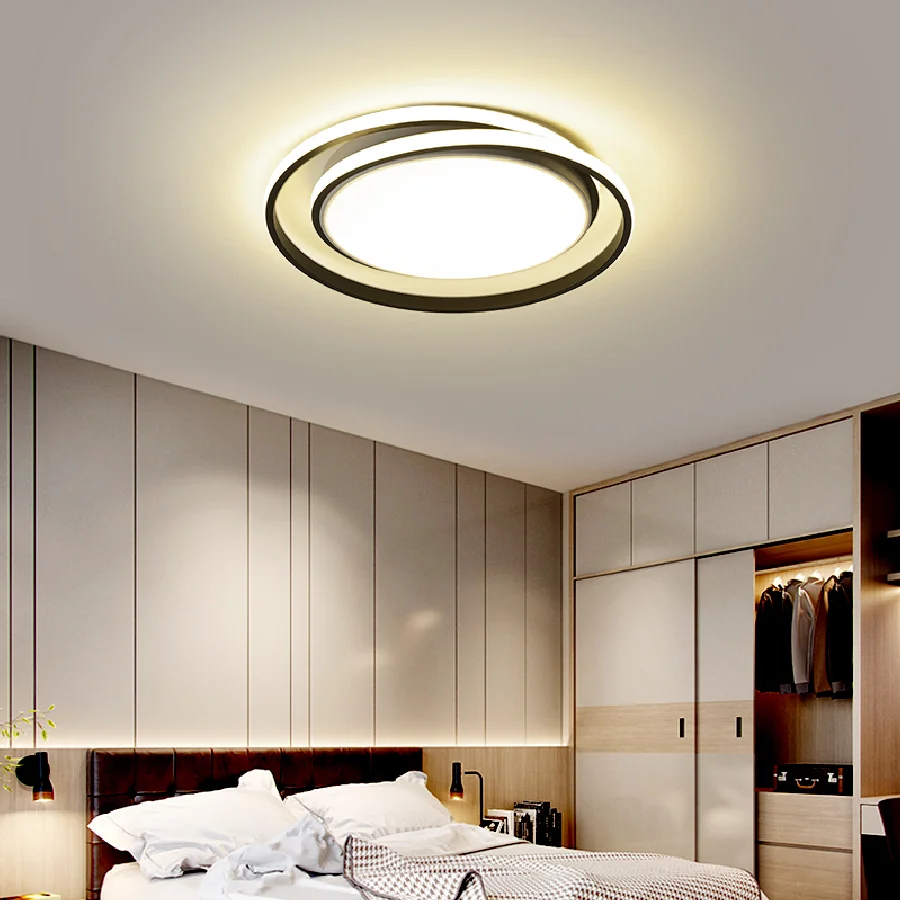 

Металлический потолочный светильник Современные светодиодные потолочные лампы, осветительные приборы для гостиной, спальни, кабинета, све...