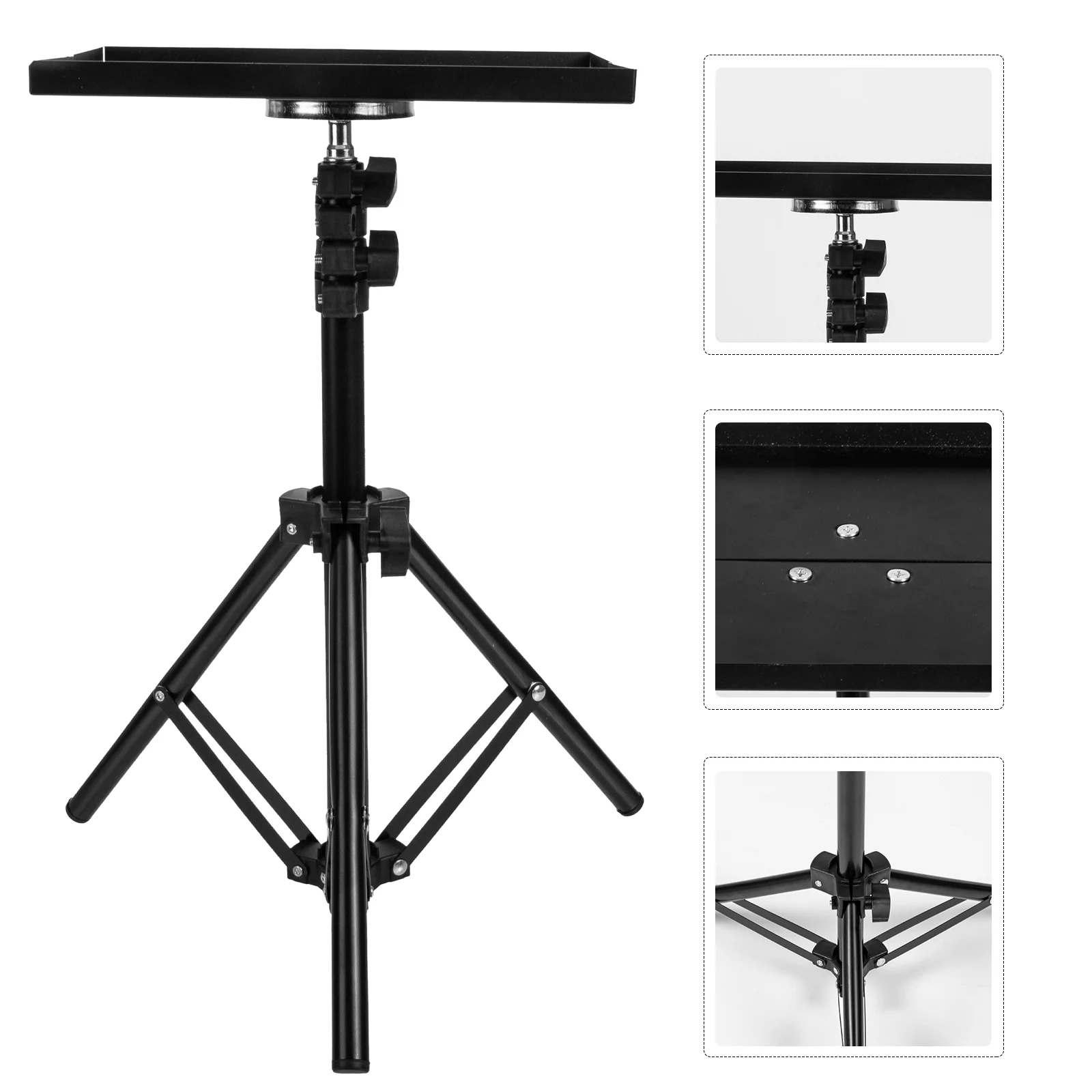

Projector Table Adjustable Folding Projector Tripod Book Stand Laptop Holder