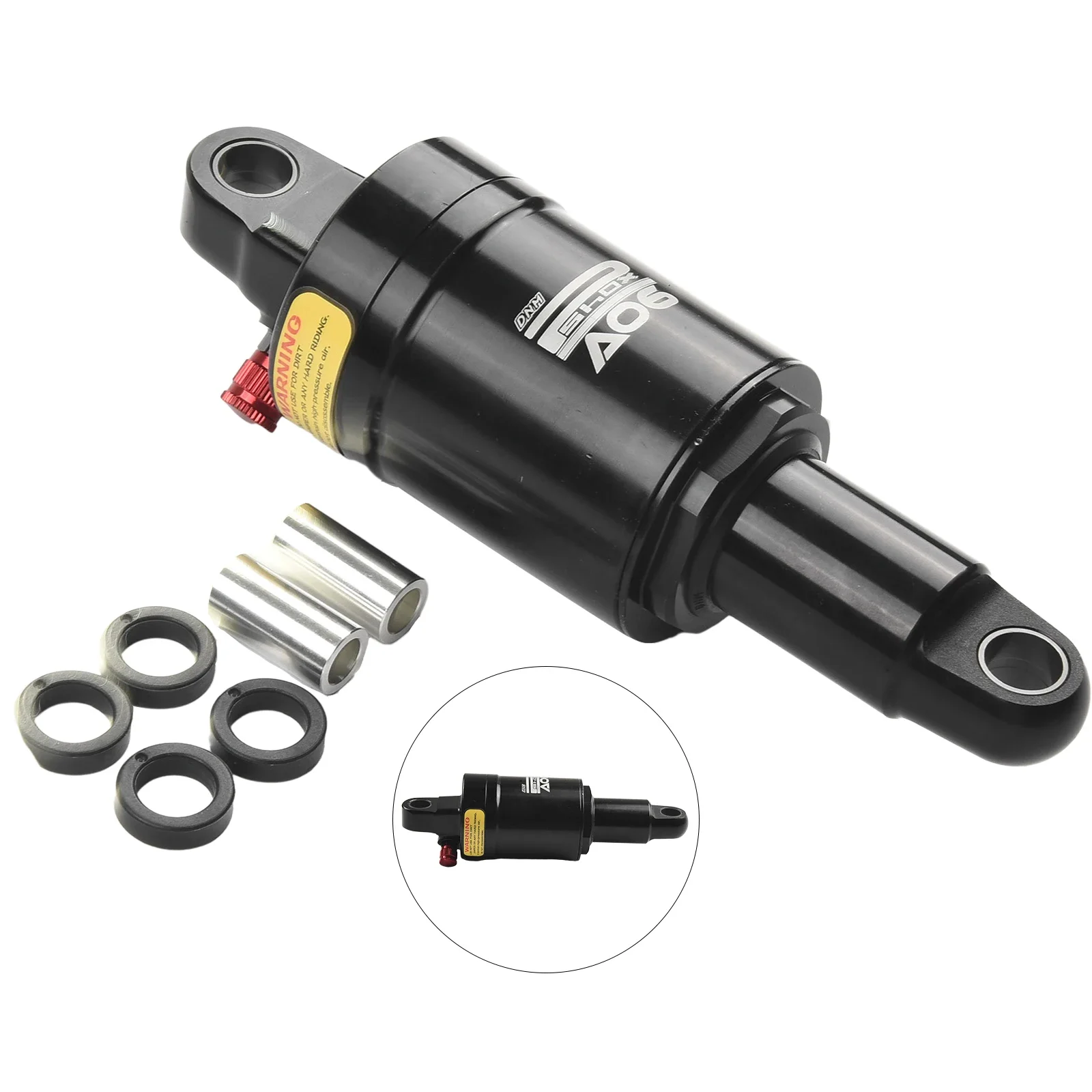 Задний амортизатор для горного велосипеда 125 мм 150 9/20/31/41/51 черный с