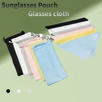 black sunglasses bag grey fiberglass cloth sunglasses glasses bag wholesale glasses pouch