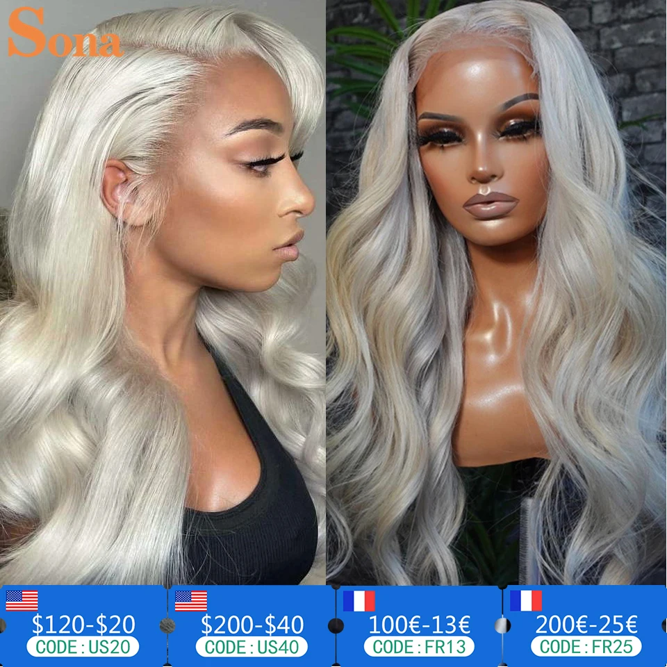 Ed Human Hair  613 Lace Frontal Wig For Women 30 Inch Honey Blonde 13x6