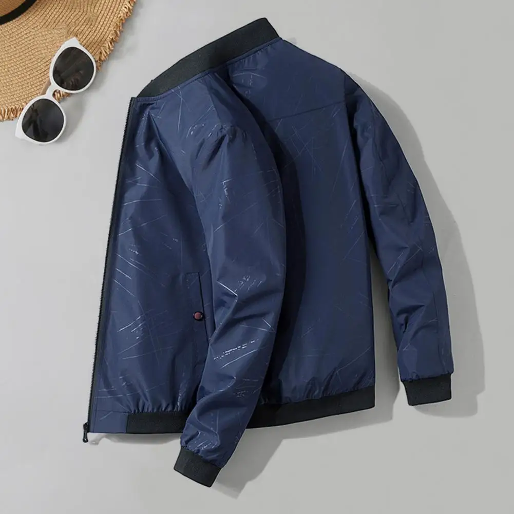 

Куртка мужская для холодной погоды, стильная бейсбольная куртка на молнии, теплая верхняя одежда, повседневная верхняя одежда для холодной погоды, весна-осень