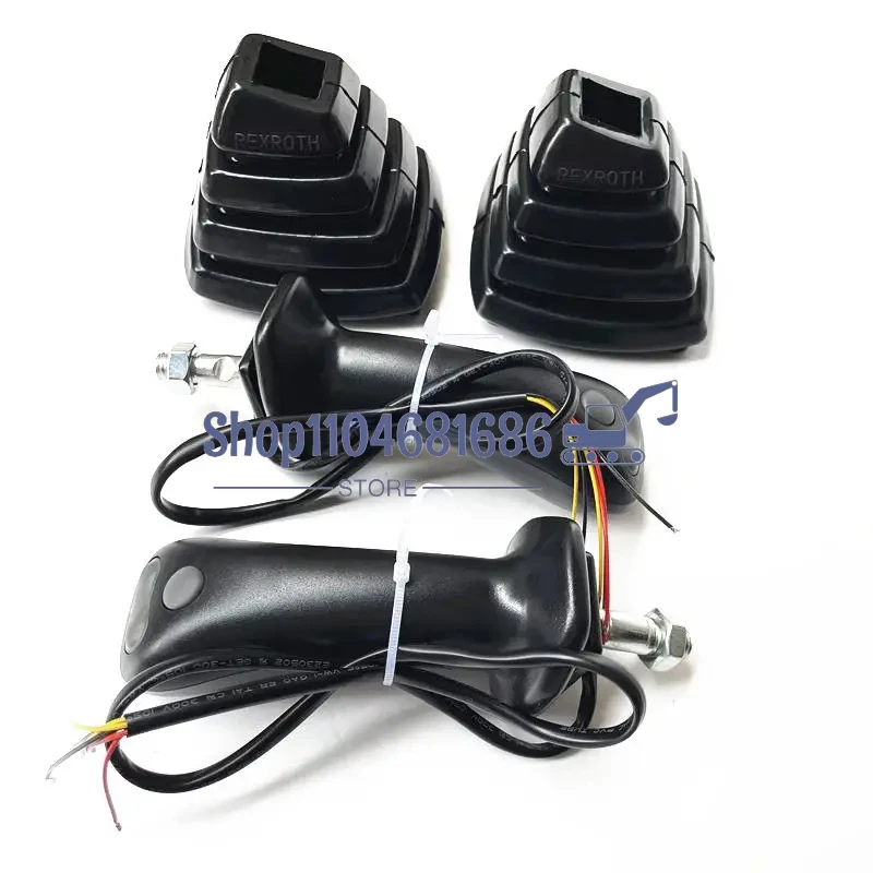 Фото Для экскаватора Yanmar Vio17 20 30 35 55 80 85, трехкнопочный джойстик, ручка, клей, пылезащитный чехол, пылезащитный чехол, аксессуары высокого качества №3