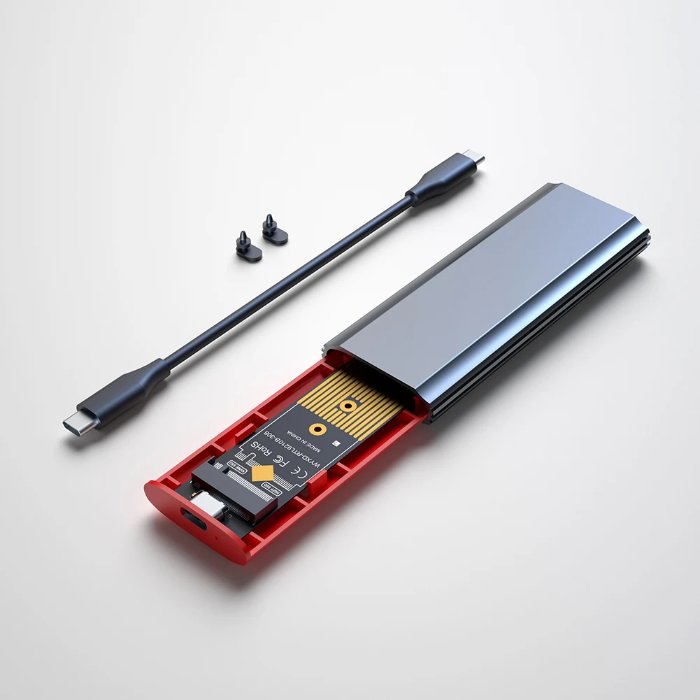 M2 SSD NVME Enclosure Dual Protocol M.2 to USB 3.1 SSD Box Case for NVME PCIE NGFF SATA 2230/2242/2260/2280 Tool Free Adapter M2 SSD NVME Enclosure Dual Protocol M.2 to USB 3.1 SSD Box Case for NVME PCIE NGFF SATA 2230/2242/2260/2280 Tool Free Adapter
