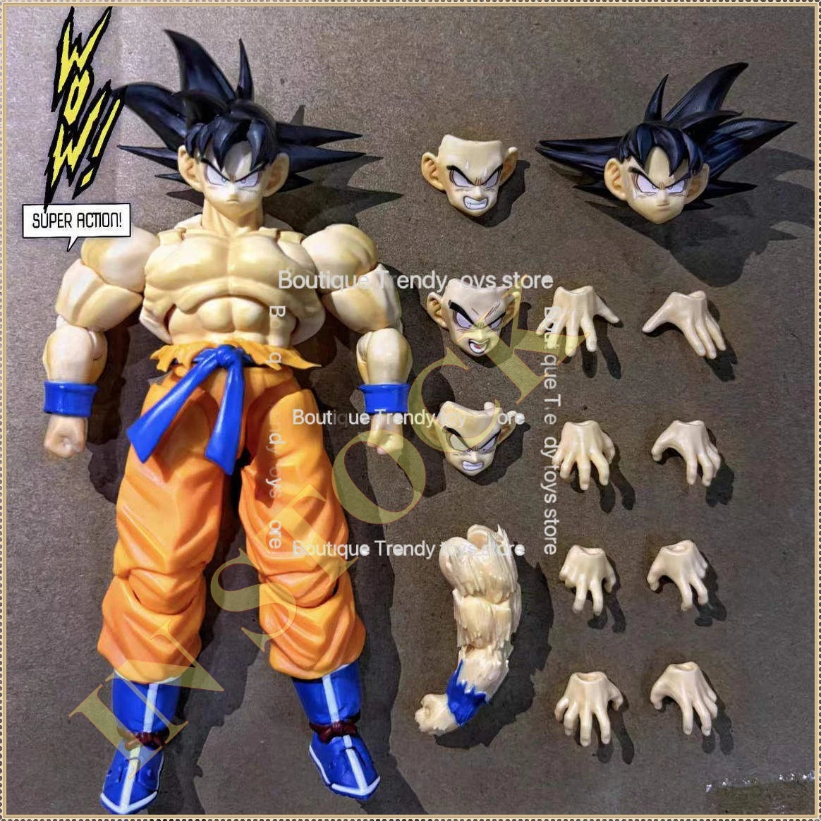 Фото В наличии! Суперфигурка Сон Гоку из Dragon Ball Z SHF Super Saiyan Kaioken. Аниме-фигурка, модель, игрушка, подарок. №3