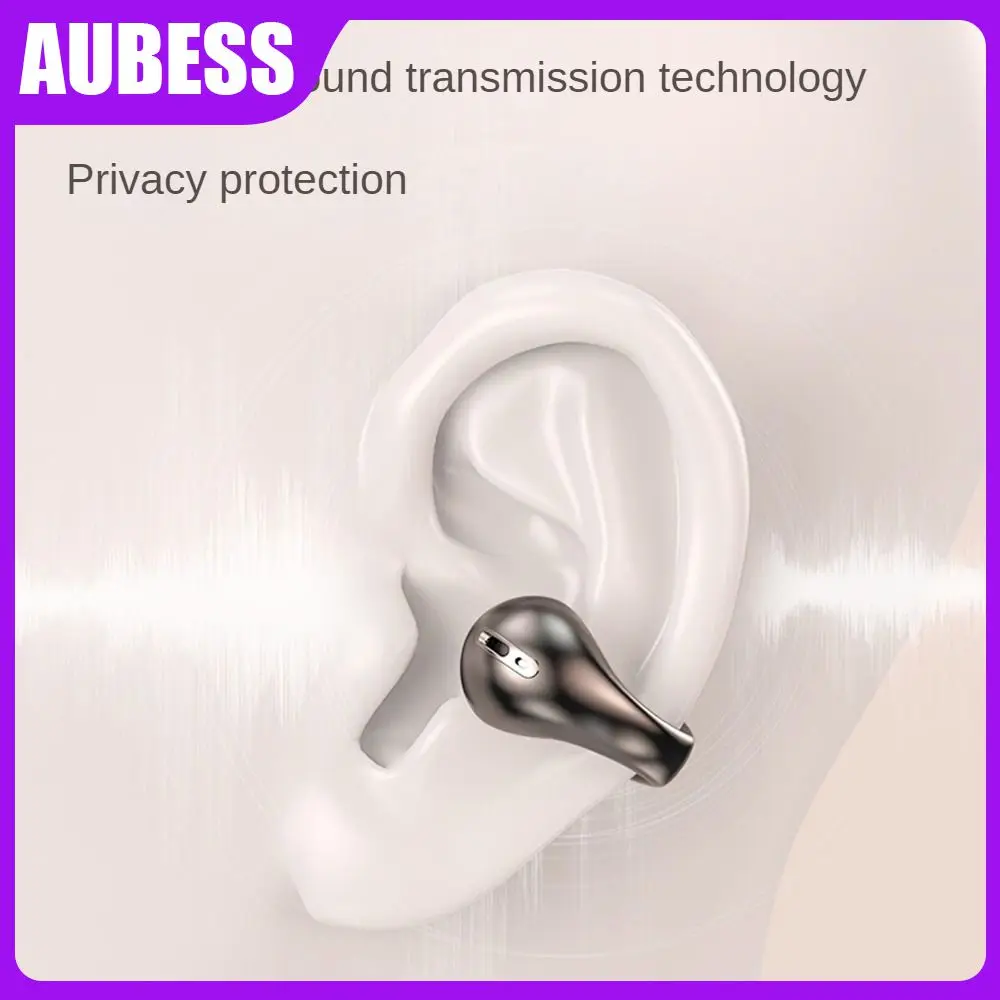 

10 Meters No Sound Leakage Sports Headset Ear Clip Design Touch Control Headset Comfortable Headset Business Earphones