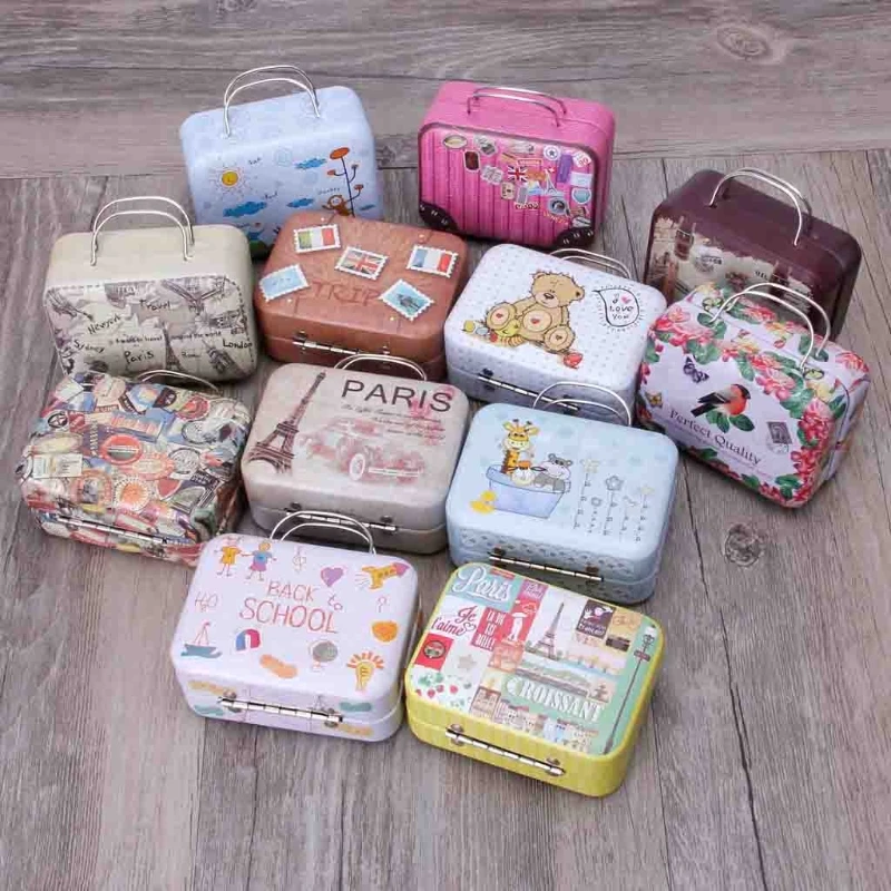 

Wedding Party Favor Box Metal Small Gift Candy Box Container Party Supplies 40GB