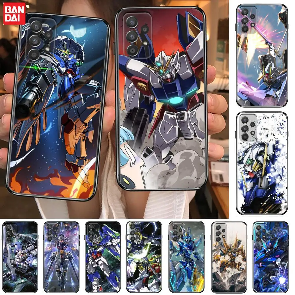 

Gundam Fighter Phone Case Hull For Samsung Galaxy A70 A50 A51 A71 A52 A40 A30 A31 A90 A20E 5G a20s Black Shell Art Cell Cove