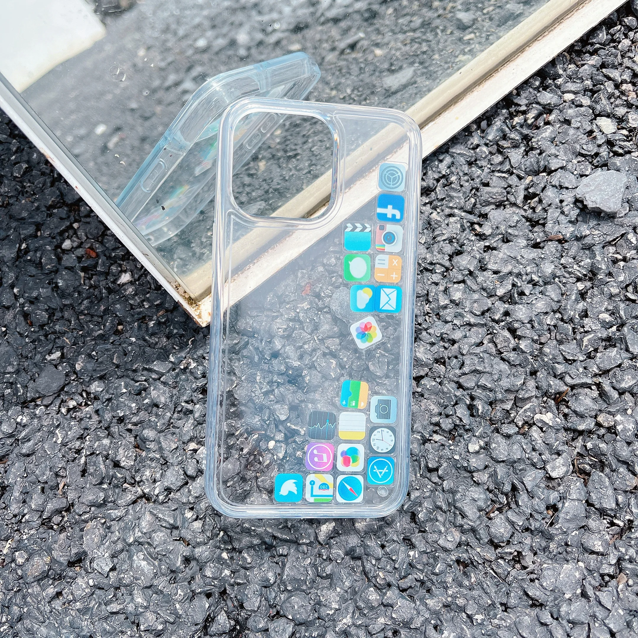 Динамический креативный чехол для телефона с иконами приложения зыбучие пески