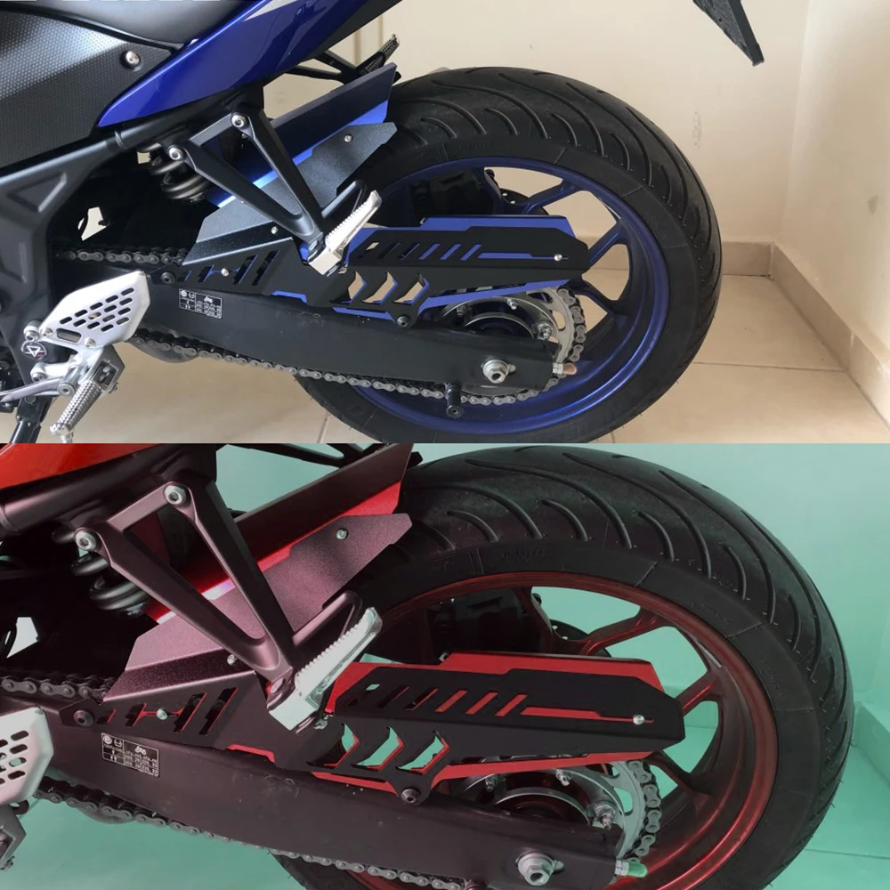 

For YAMAHA YZF R25 R3 YZF-R25 Rear Fender Mudguard Tire Hugger Splash Guard Kit MT-03 MT25 2014 2015 2016 2017 2018 2019 2020