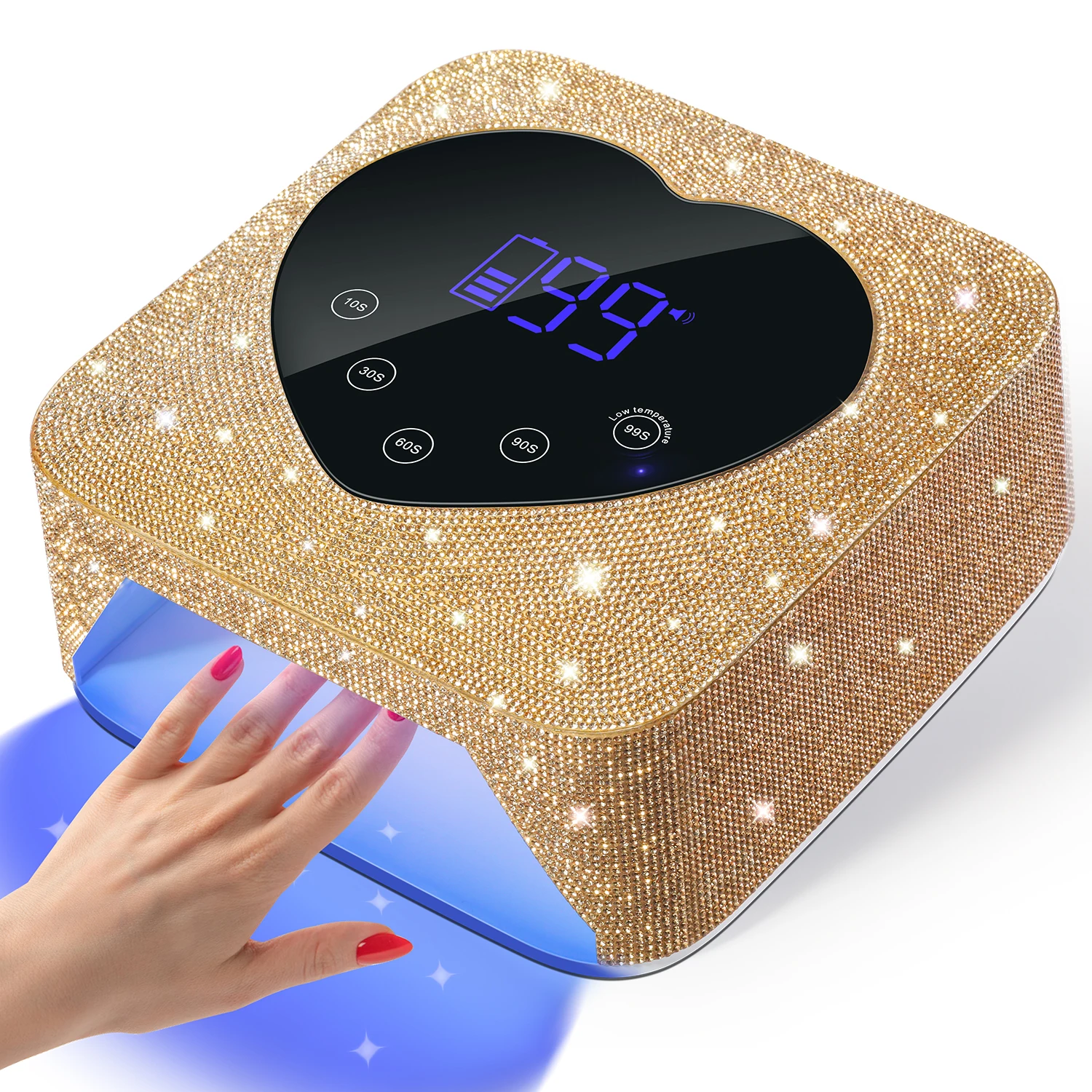 Профессиональная Беспроводная Светодиодная Лампа Для Сушки Ногтей