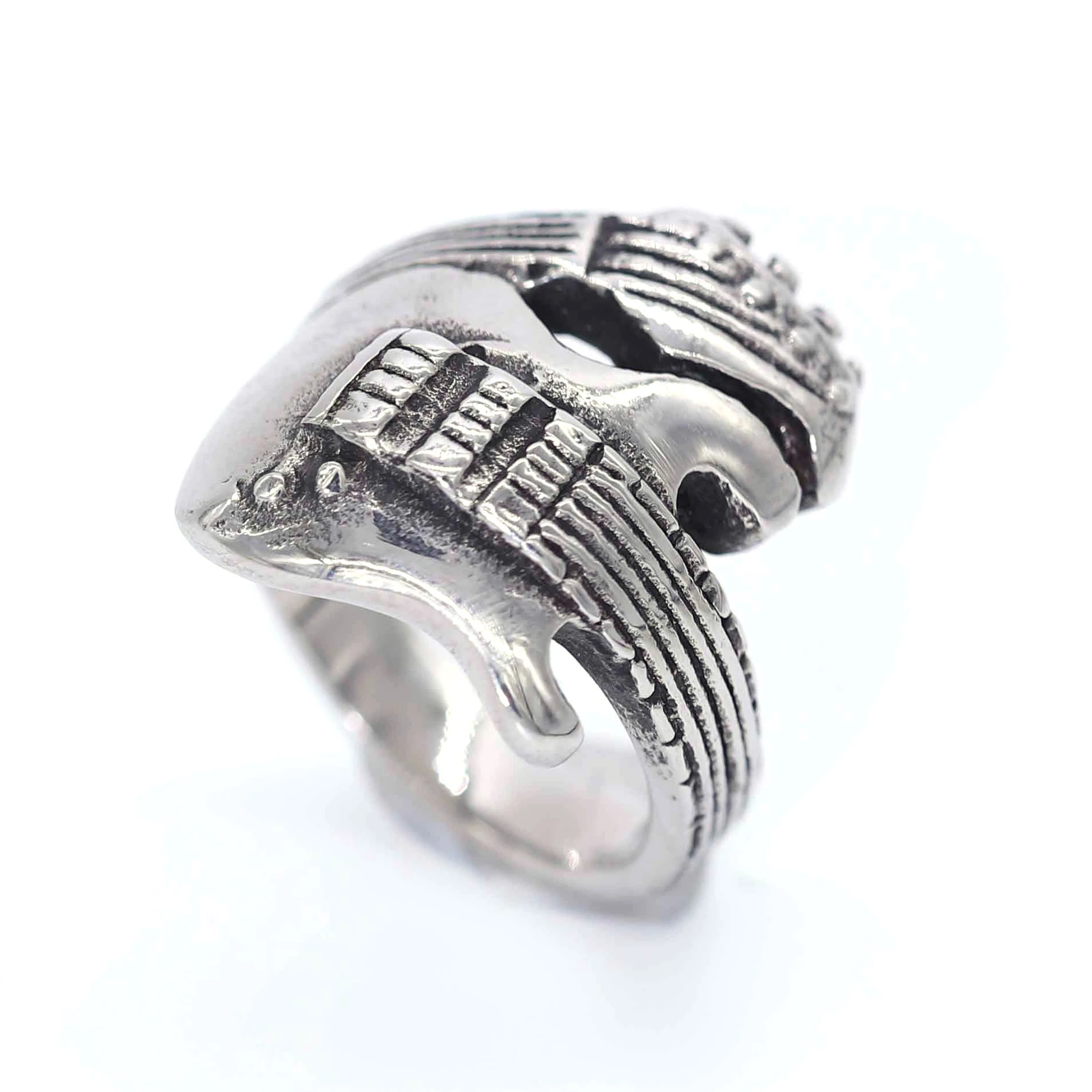 

Retro Hip Hop Rock Punk 316 Stainless Steel Guitar Men's Ring