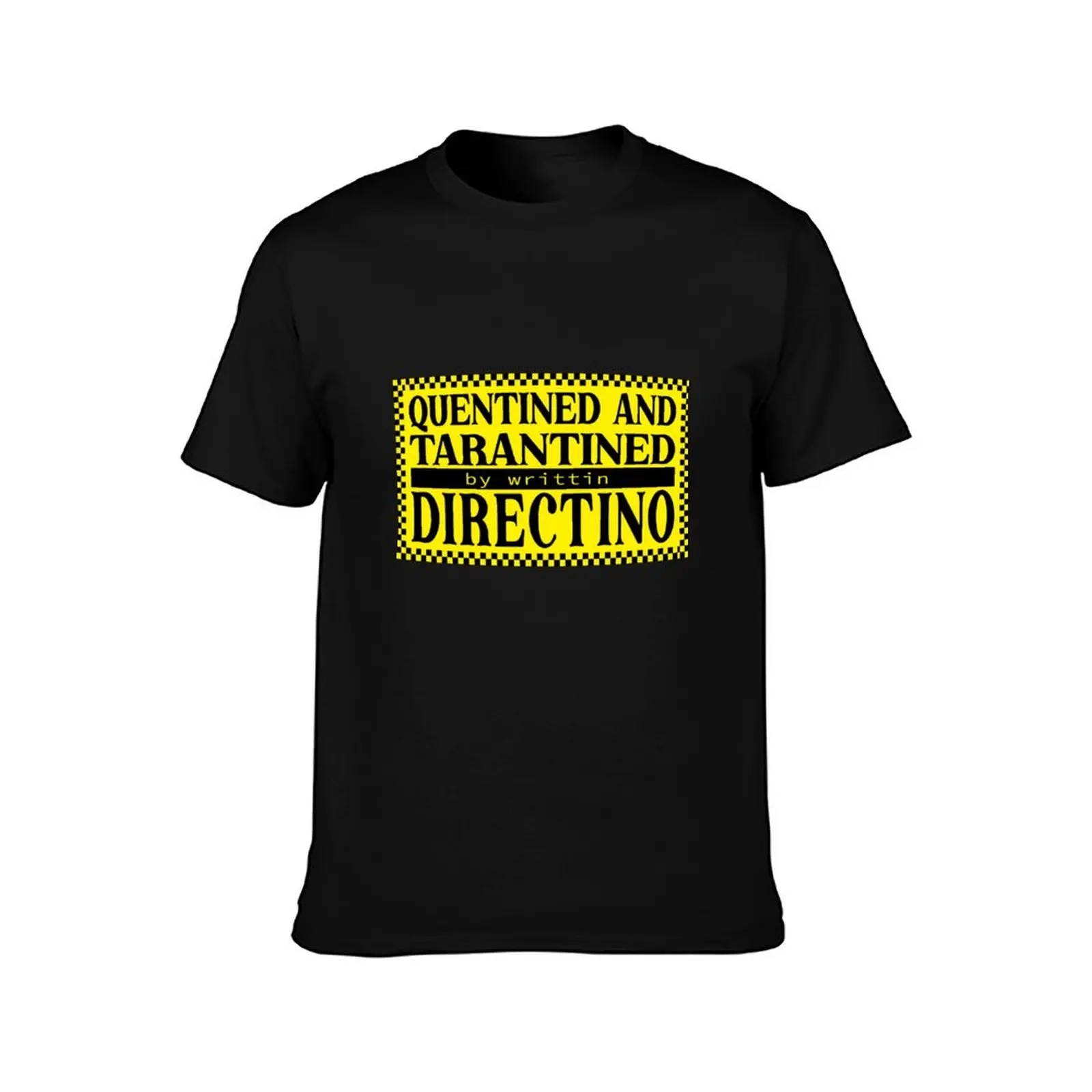 Фото Directino Quentined man Tarantined by t Самые и продаваемые рубашки Writtin, дизайнерские футболки, футболки из хлопка №2