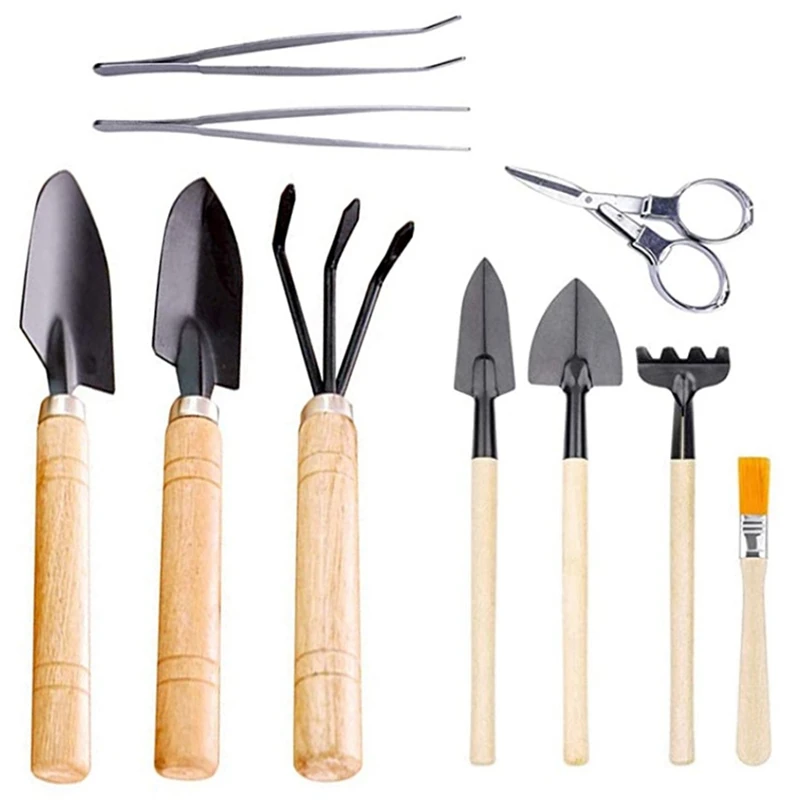 

10PCS Succulent Planting Tools Gardening Landscape Potted Flower Planting Mini Set