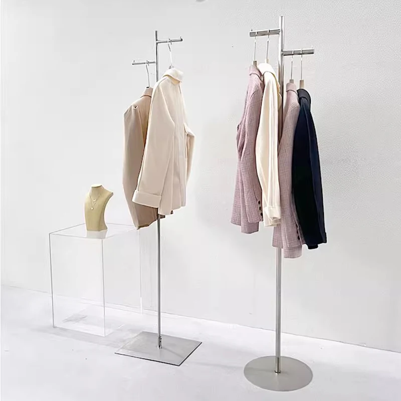 

Shelf Modern Clothes Rack Space Saving Rail Bedroom Hanger Hat Clothing Rack Wall Organizer Mueble Para Ropa Furniture WJ35XP