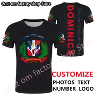 dominica t shirt logo free custom name number dma t shirt nation flag spanish dominican dominicana republic print photo clothing