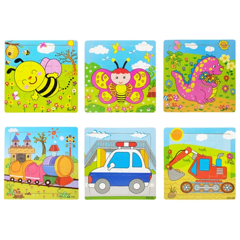 

Early Education Animal Puzzles for Kindergarten Children for Kid Age 3+ School Educational Toy Gift for Toddler Boy Girl