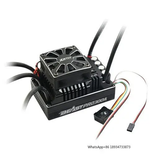 ZTW Beast Pro 300A Водонепроницаемый ESC 6-12S Lipo с двойным вентилятором для 1/5 багги