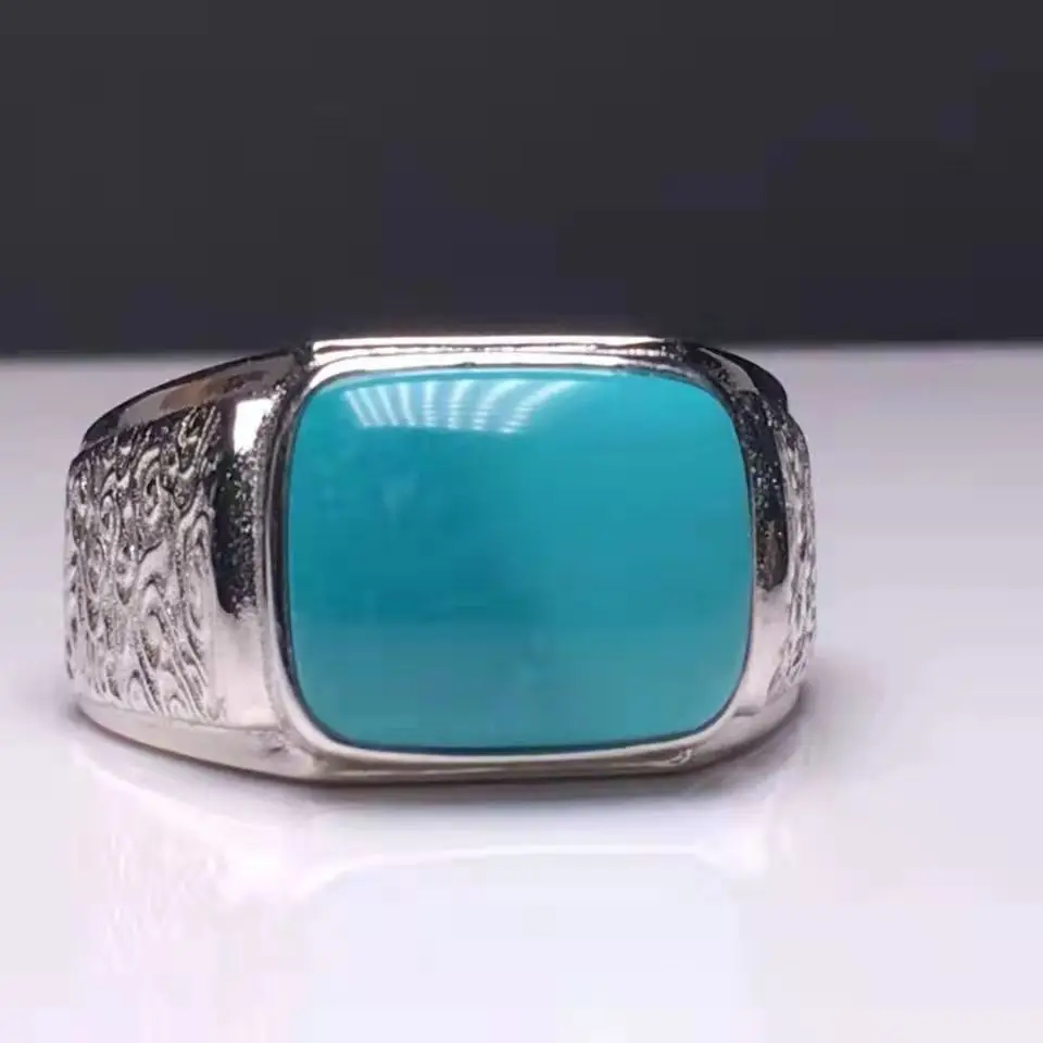 Новые ретро этнические инкрустированные бирюзовые высокие фарфоровые синие